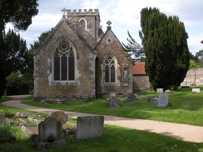 Spring in the Churchyard.